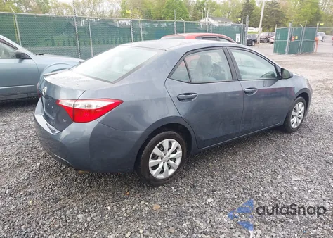 2016 Toyota Corolla Le z USA, uszkodzony, nr VIN 2T1BURHE5GC698820